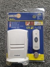 Friedland Wireless Door Chime Set  with Matching Bell Push
