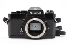 Tested Near MINT w/Strap Nikon Nikomat Nikkormat EL 35mm Black Body JAPAN