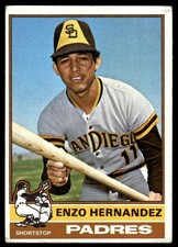 1976 Topps Enzo Hernandez San Diego Padres #289