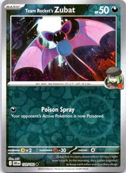 Team Rocket's Zubat 120/182 Destined Rivals Reverse Holo Common