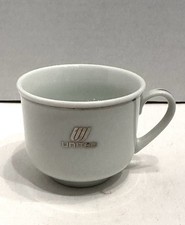 Vintage United Airlines Platinum First Class Tea Coffee Cup Made In Japan