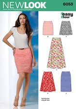 NEW LOOK 6053 MISSES' SKIRTS Sewing Pattern Easy sew in 2 hours - Sizes 8 - 18