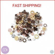 YYHDTYFY 50g Mixed Steampunk Gears Accessories Decor DIY Metal Antique Clock Wat