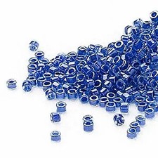 Miyuki Delica Transparent Midnight Blue 11/0 Seed Beads , 2 Grams