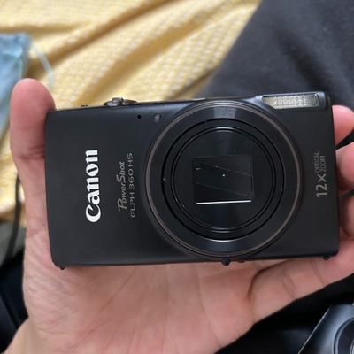 #ad #ad Canon Powershot ELPH 360 HS Digital Camera 20.2MP 12x Optical Zoom Wi Fi Black $371.59