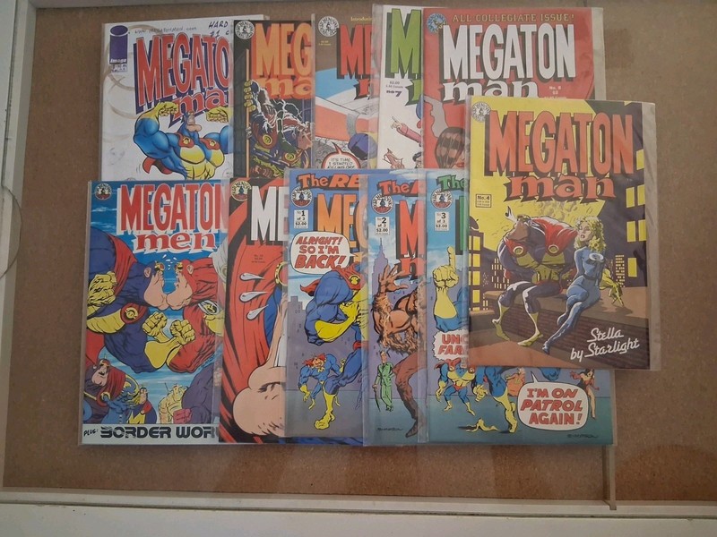 Megaton Man Comic Lot