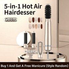 5 in 1 Hair Dryer Brush Styler   Blow Dryer, Straightener, Curler  Volumizer