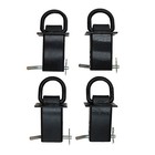 Spdrx4 Heavy Duty Adjustable Trailer Stake Pocket D Ring- 4 pack Fits Universal