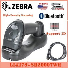 Zebra Symbol LI4278-SR20007WR USB Wireless 1D Handheld Barcode Scanner W/ Cradle