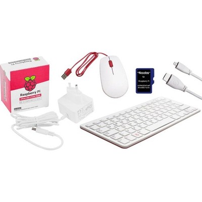 Raspberry Pi  PI400DE-KIT Raspberry Pi  400 4 GB 4 x 1.8 GHz inkl. Netzteil,