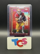 2025 Chrome #263 Christian McCaffrey Football Leather Refractor