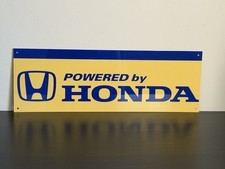 Powered By Honda 18 Inch Racing Man Cave Garage Sign Powered By Honda 18 Inch Racing Man Cave Garage Sign