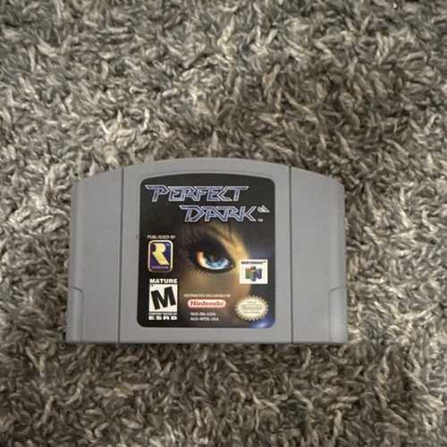 Perfect Dark Nintendo 64 Multiplayer Game Cartridge Rare