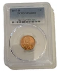 1957-D Lincoln Wheat Cent Penny PCGS MS 66 RD  1013