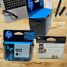 HP 901 Black Ink Cartridge CC653AN Genuine OEM Expired HP OfficeJet J450