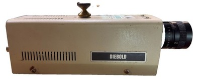 Rare Vintage Ikegami ITC-40 DIEBOLD TV Camera W/Computar12.5mm C-mount Lens Read