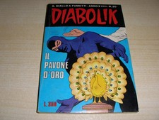 DIABOLIK ORIGINALE PRIMA EDIZIONE ANNO XVIII N°20 OTTIMO/EDICOLA.