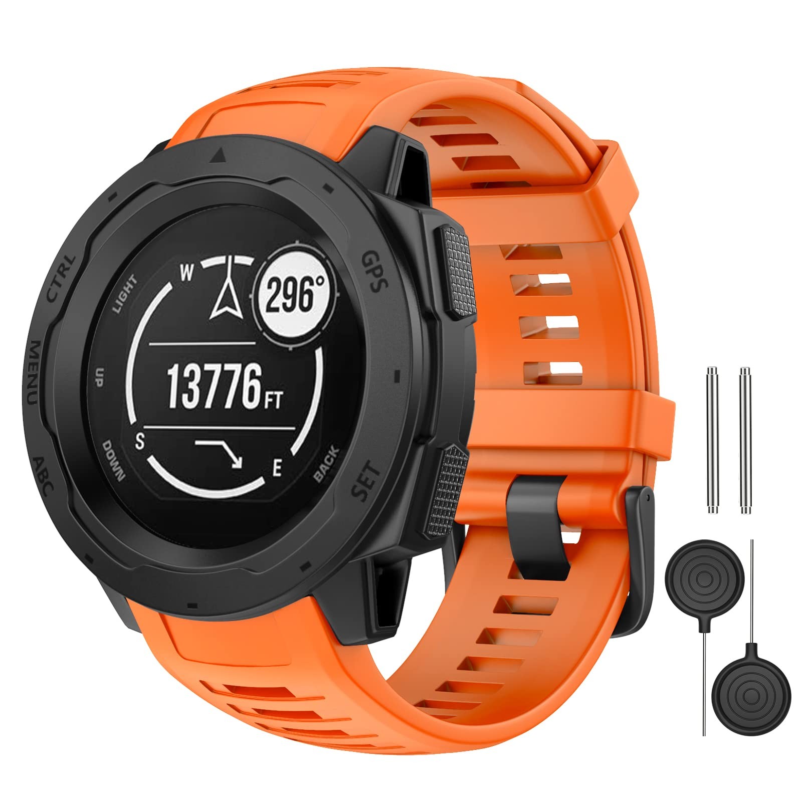 Bracelet silicone 22mm pour montre Instinct pour remplacer un équipement usé ou cassé