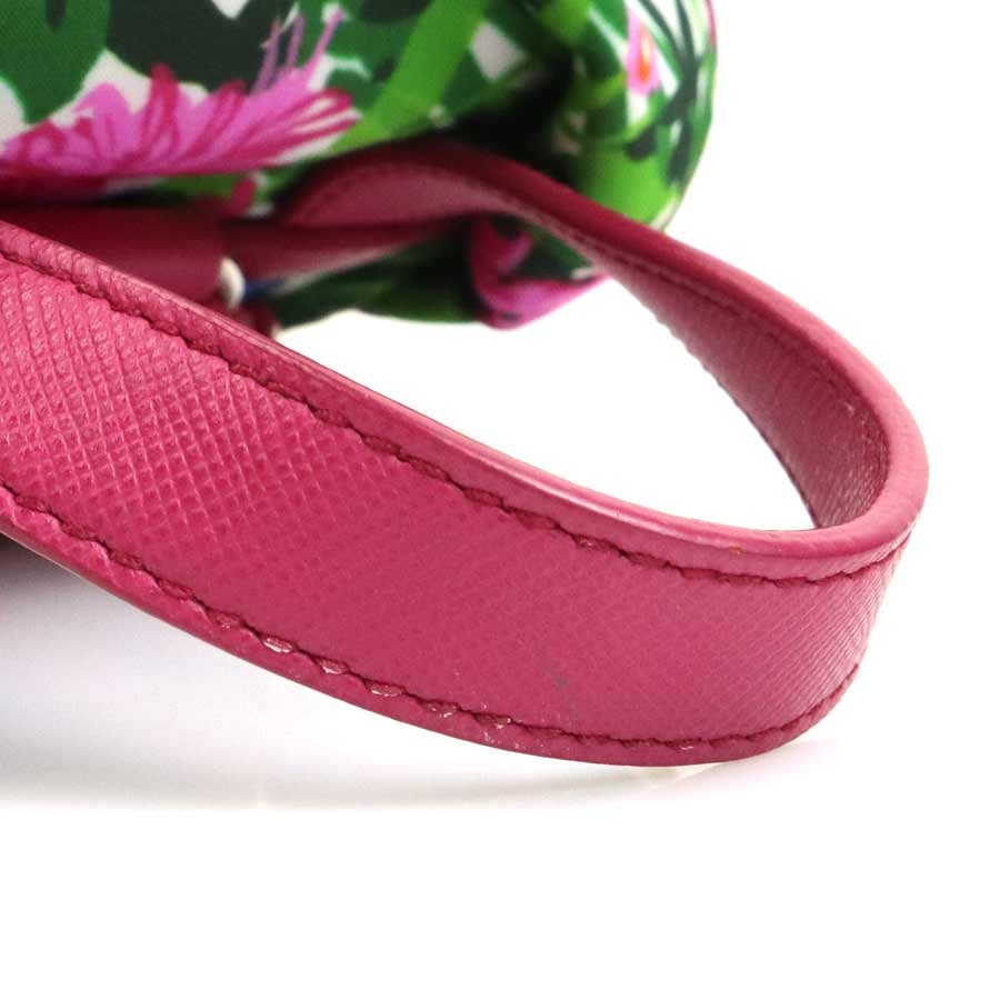 Auth PRADA Backpack Multicolor Nylon/Silvertone -… - image 11