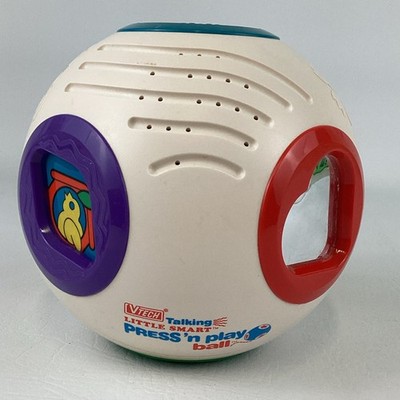 VTech Talking Little Smart Press N Play Ball Interactive Learning Vintage 1992