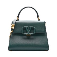 Valentino Garavani Green V Sling Top Handle Small Tote Bag