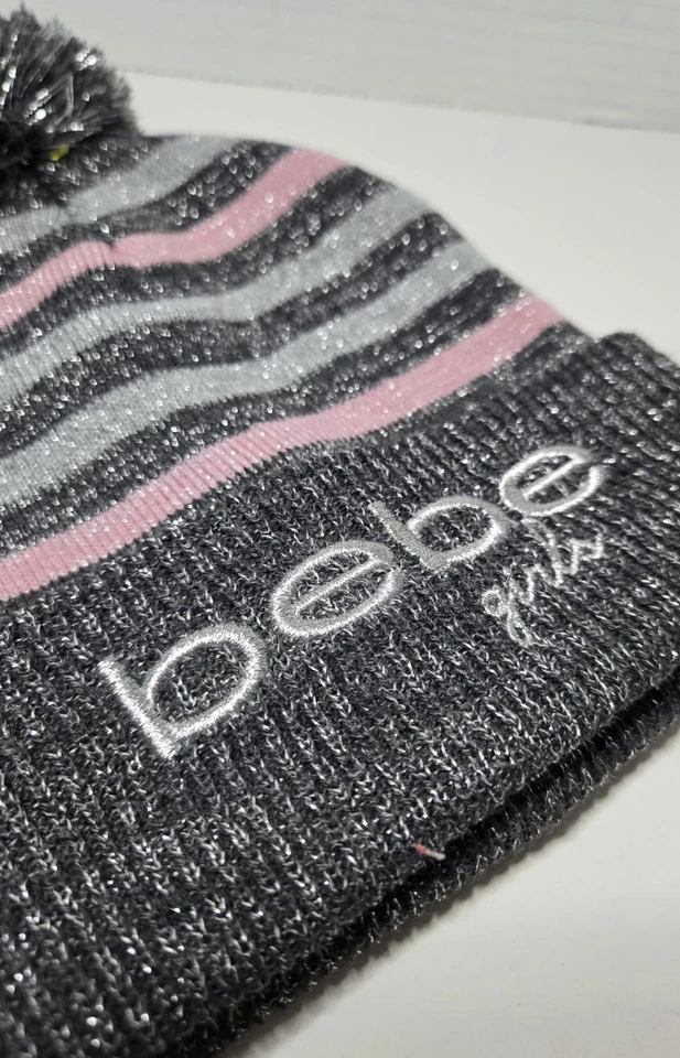 Gorro Bebe Niñas Logo Tejido Multicolor Metálico Brillante Talla Única  Foto 4 de 4
