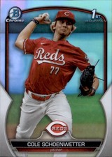 2023 Bowman Draft #BDC-116 Cole Schoenwetter Chrome Refractor