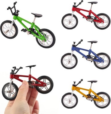 Reastar 4 Stück Mini Finger Fahrrad BMX Mountainbike Modell Spielzeug Legierung