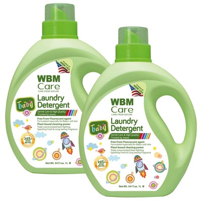 Care Natural Liquid Baby Laundry Detergent | Gentle Formula for Baby's Sensit...