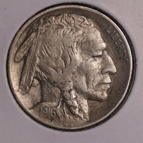 Buffalo Nickel. 1916 P. Very Fine. Lot # 9063-204-04