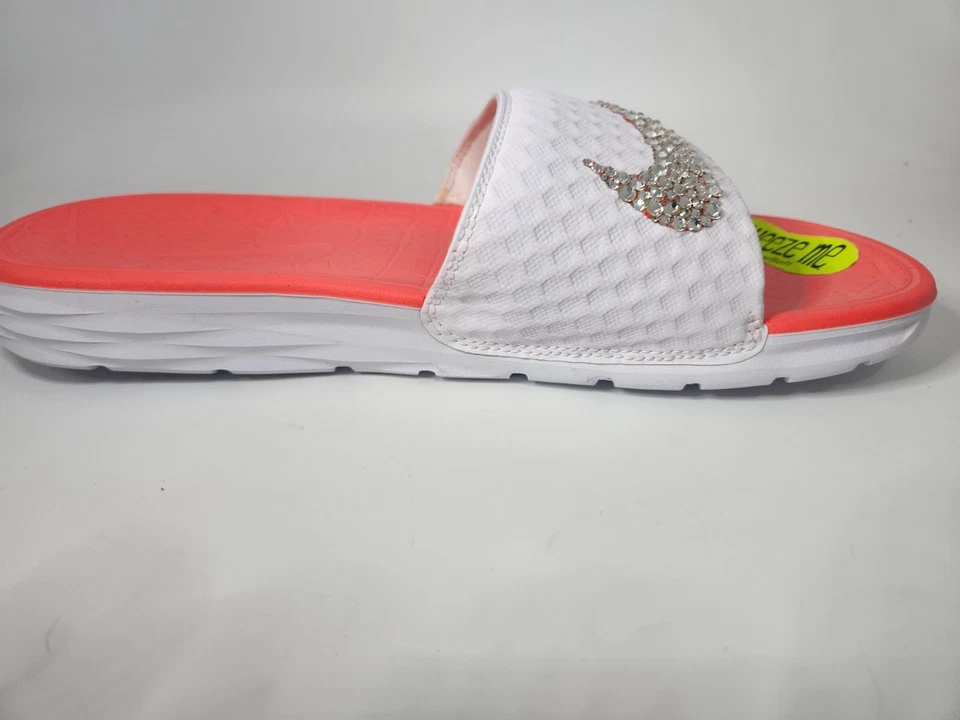 Nike Benassi Solarsoft Slide Cristales de Swarovski Para Mujer Talla 9- Solo Pie Izquierdo Foto 4 de 4