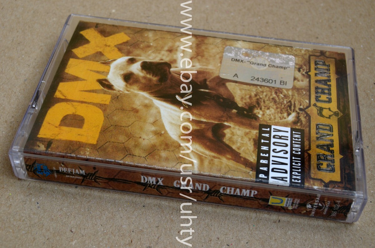 DMX GRAND CHAMP RARE UKR ORIGINAL TAPE CASSETTE GANGSTA RAP