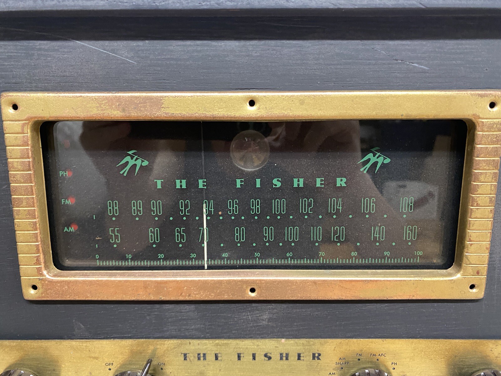 FISHER Mono AM/FM Tube Tuner Preamp Tube Early 50's 50R eBay