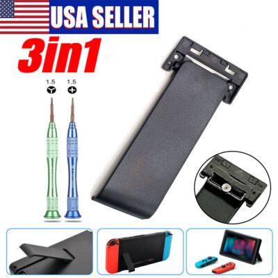 3IN1 for Nintendo Switch Replacement Kickstand Stand Holder Back Bracket + Screw