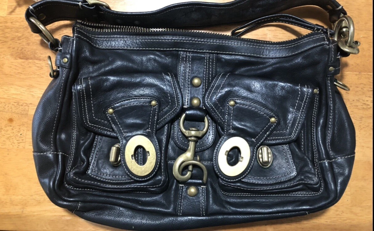 Black coach sales purse ebay