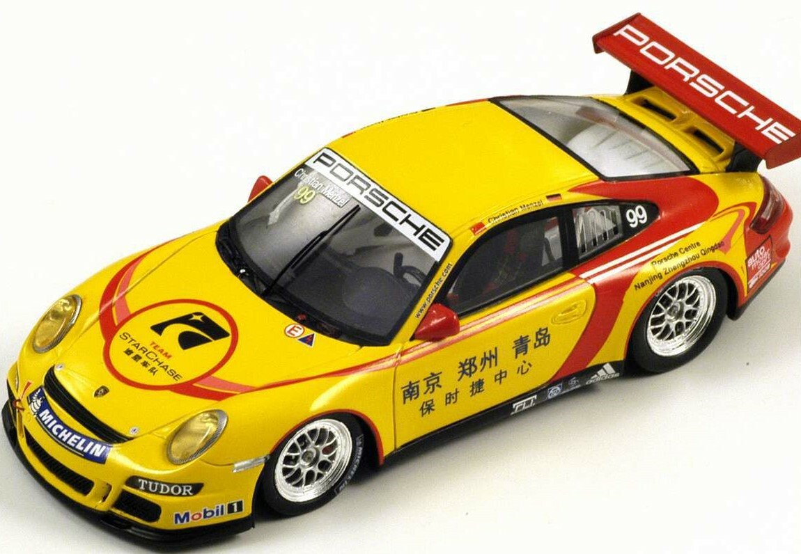 1:43 Porsche 997 Menzel Winner Carrera Cup Asia 2009 1&frasl;43 • SPARK S2063