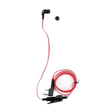 1pc Headset Earpiece For Kenwood BAOFENG TYT LINTON UV-5R TG-UV2 Two Way Red