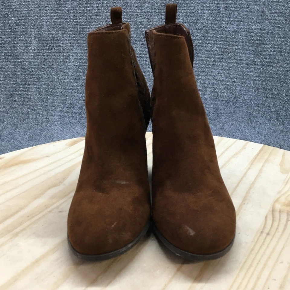 Carlos by Carlos Santana Botas Mujer 7 M Haley Botín Marrón Tela Tacones Foto 4 de 4