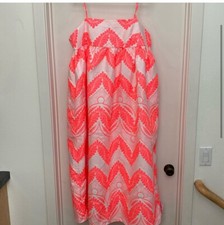 ASOS EDITION empire trapeze midi dress in neon jacquard Size 14 NWT