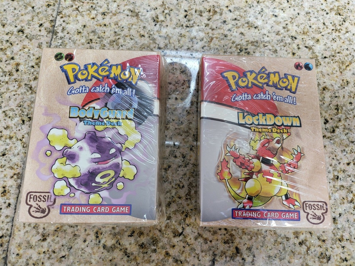 ポケモンカードゲーム 海外版 BodyGuard LockDown新品 未開封 READ POKeMON Fossil LockDown and Bodyguard NEW both deck