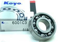NEW KOYO  6001 C3  DEEP GROOVE BALL BEARING, 12x28x8 mm JAPAN FAST SHIPPING
