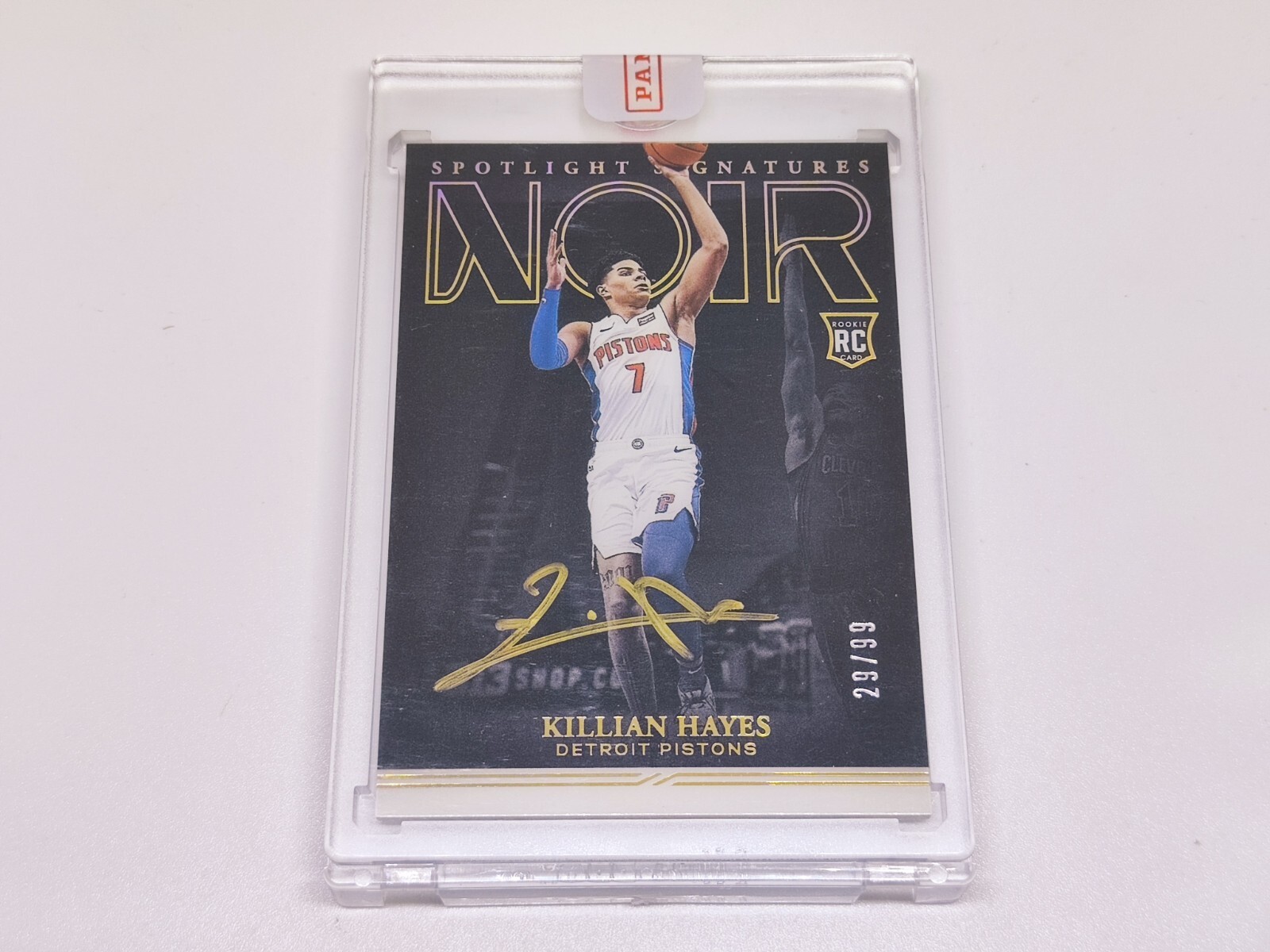 2020-21 Panini Noir Spotlight Signatures RC Auto KILLIAN HAYES /99!!