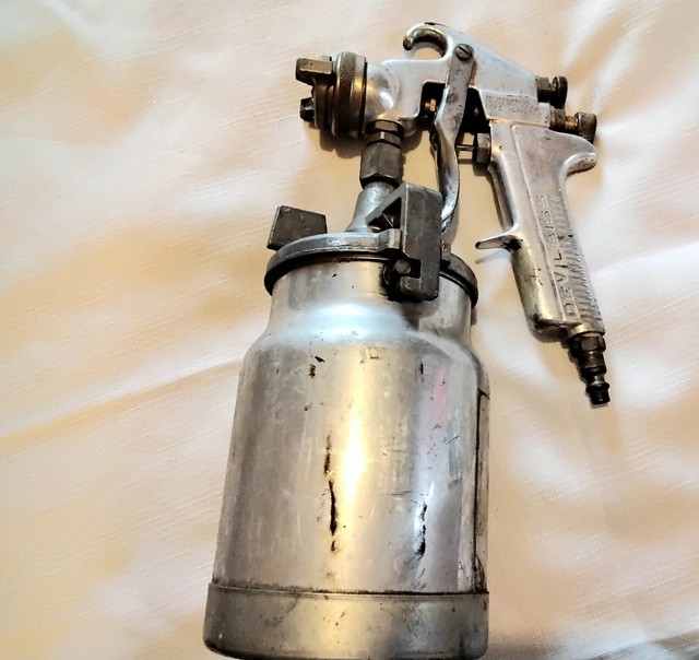 DeVilbiss Jga502 JGA502 JGA 502 Siphon Spray Paint Gun and 30 Cap TGC