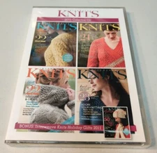Interweave Knits Magazine 2011 Collection CD ROM-4 Issues-Printable Patterns NEW