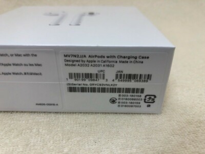 GENUINE Apple AirPods MV7N2J/A Wireless Bluetooth NEW | eBay