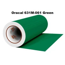 24" x 40 Yds Oracal 631 Matte GREEN 061 Adhesive Vinyl Graphic Cutting