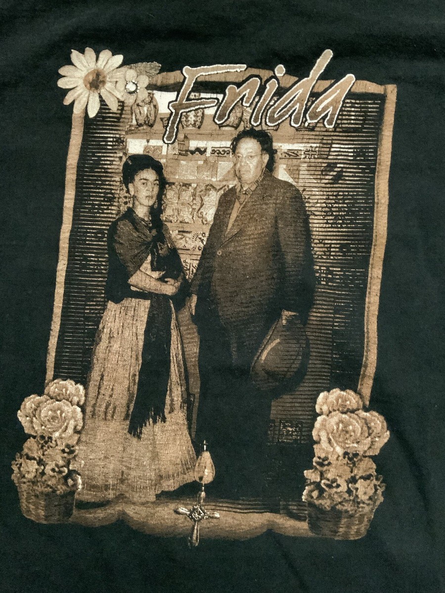 Vintage Frida Kahlo Diego Rivera Mexican Latin Art Artists Graphic 