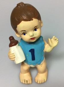 VTG WILTON Cake Decoration Baby Boy 1st Birthday- Made in Chicago Cake Topper