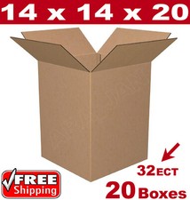 20 - 14x14x20 Cardboard Boxes Mailing Packing Shipping Box Corrugated Carton
