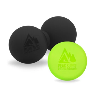 Peak Supps Massage Ball Duo Pack (Single and Peanut Shape) - Trigger Point Rehab